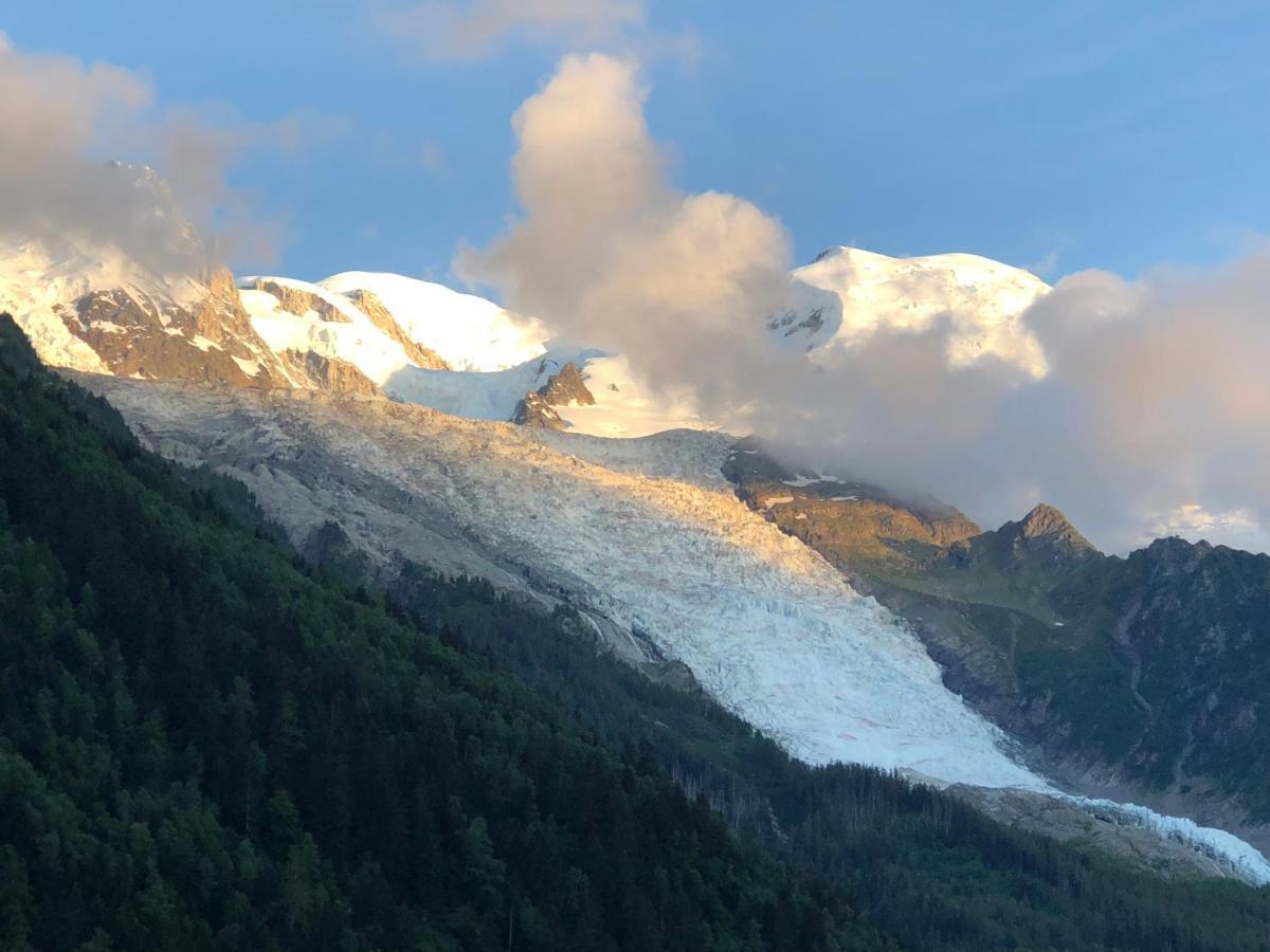 シャモニーMont Blanc 43, Vue Mont Blanc , Balcon, Parkingアパートメント エクステリア 写真