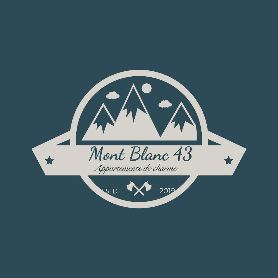 シャモニーMont Blanc 43, Vue Mont Blanc , Balcon, Parkingアパートメント エクステリア 写真