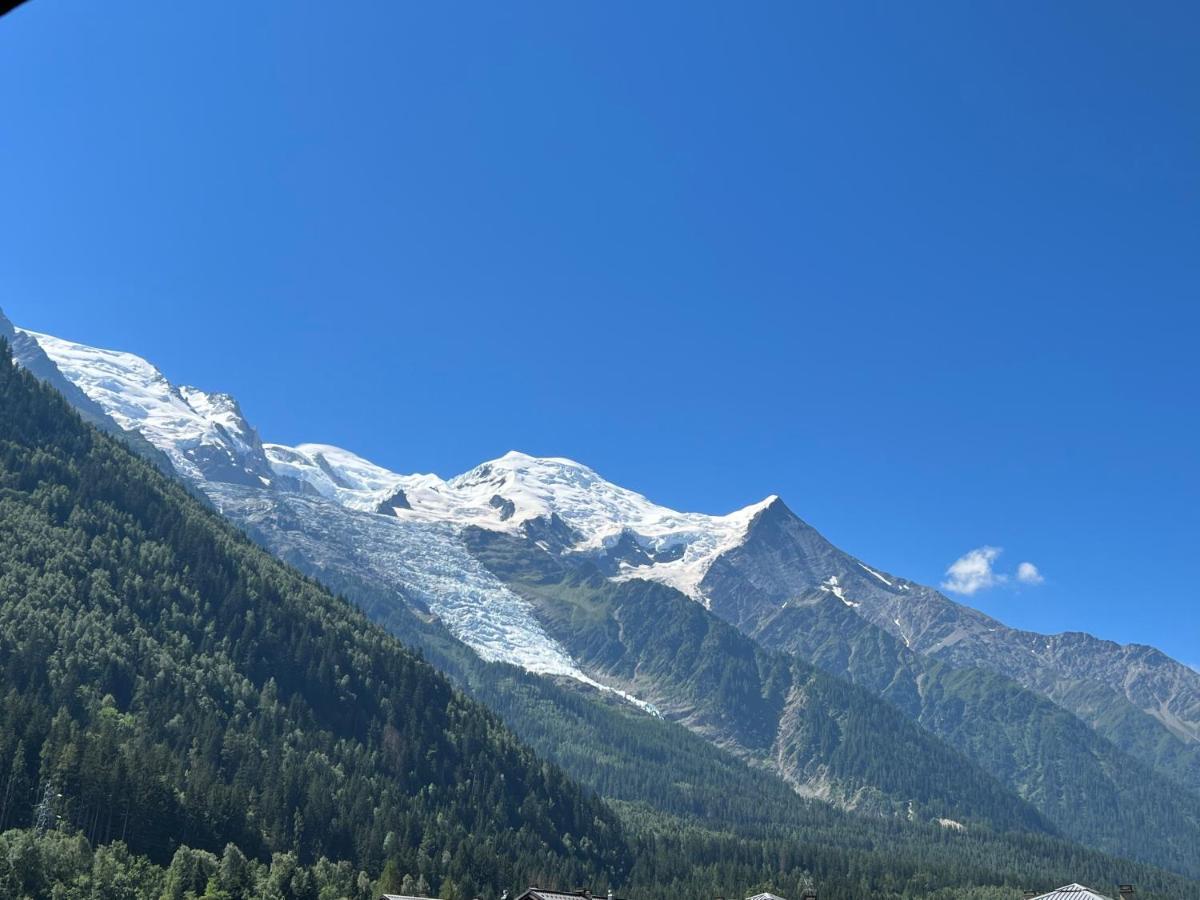 シャモニーMont Blanc 43, Vue Mont Blanc , Balcon, Parkingアパートメント エクステリア 写真